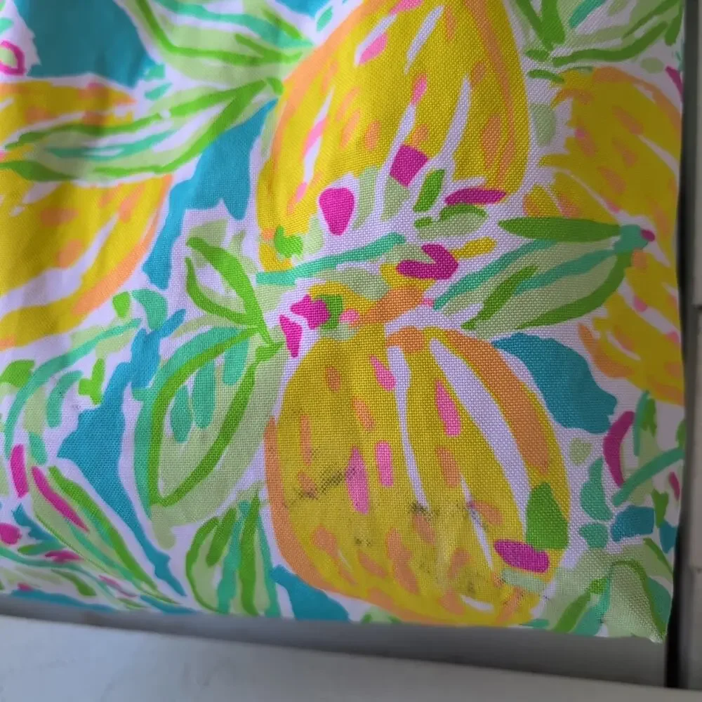Lilly Pulitzer for Estee Lauder Colorful Shopping Tote Carryall Beach Bag